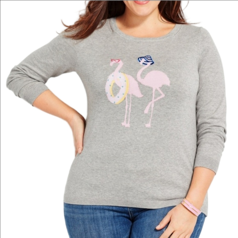 Talbots Heather Gray Sweater